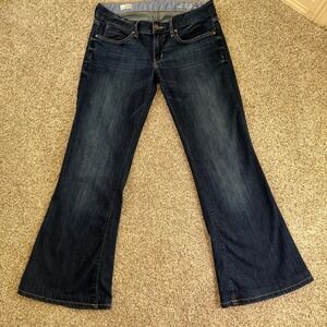 Womens Gap 1969 Size‎ 30x10 Vintage Flare 5 Pocket Denim Jeans Dark Wash